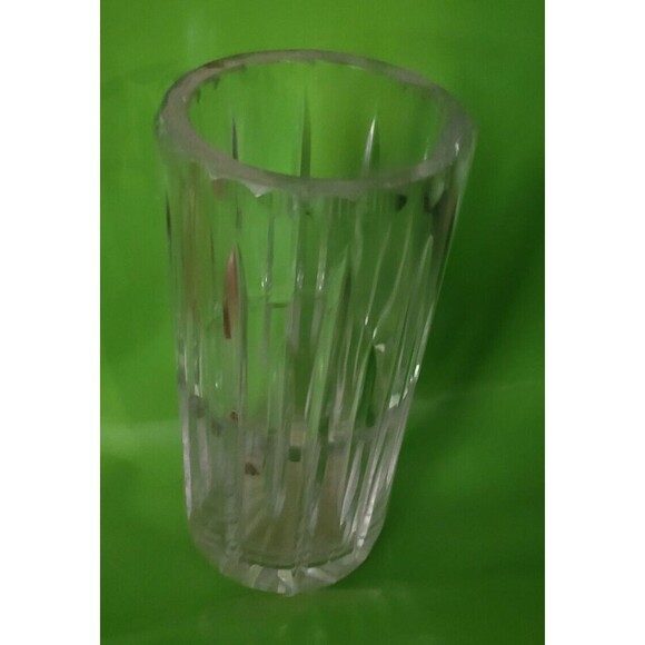 CUT CRYSTAL VASE  7" BY 3.25" - Picture 1 of 2
